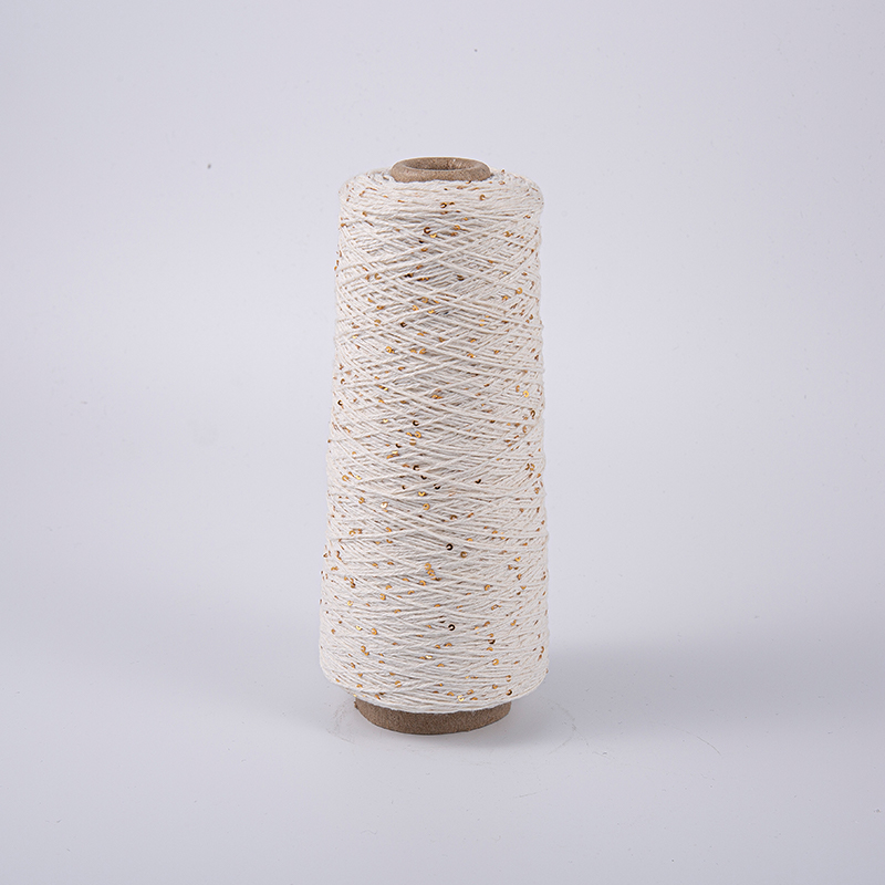 Fancy Knitting Metallic Sparkle Benang dengan Sequin