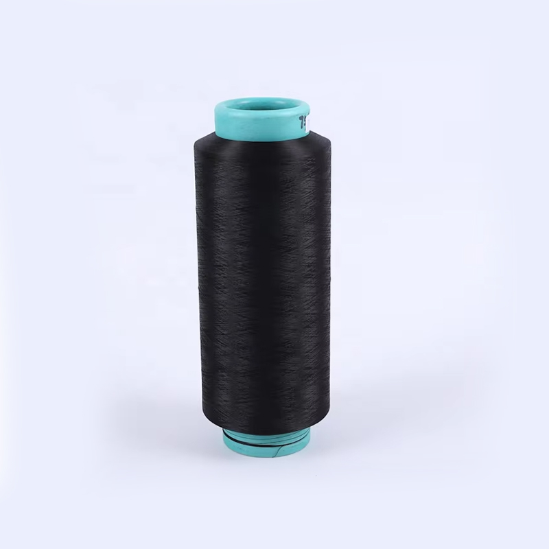 Poliester dty benang 100d/144f hitam